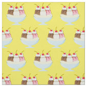 Eiscreme Banana Split Stoff (Muster)