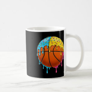 Eiscreme Basketball Tropfen mit farbenfrohen Sprin Kaffeetasse