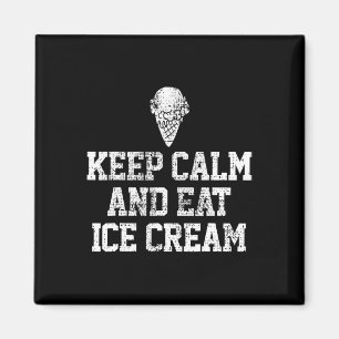 Eiscreme Behalte Motivierend Vintages Geschenk Magnet