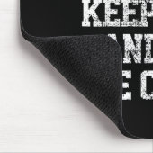 Eiscreme Behalte Motivierend Vintages Geschenk Mousepad (Ecke)