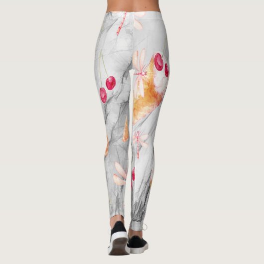 Eiscreme Bitte Leggings (Rückseite)