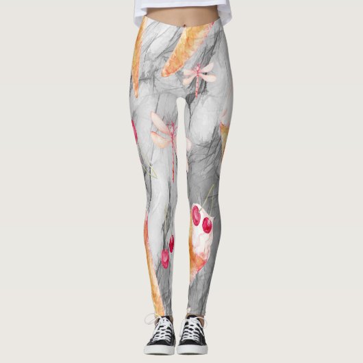 Eiscreme Bitte Leggings (Vorderseite)