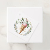 Eiscreme-Blumenkraut-Brautparty Geschenkanhänger (Beispiel)