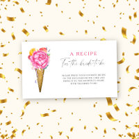 Eiscreme Blumenrezept für die Braut