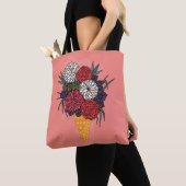 Eiscreme Bouquet: Vintage Blüte. Tasche (Von Nahem)