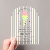 Eiscreme-Brautparty Acryleinladungen (Insitu (Handheld))