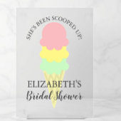 Eiscreme-Brautparty Acrylschild