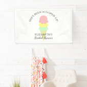 Eiscreme-Brautparty Banner (Insitu)