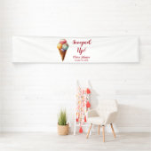 Eiscreme Brautparty Banner (Insitu)