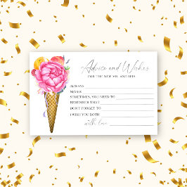 Eiscreme - Brautparty-Beratung und Wünsche Briefpapier