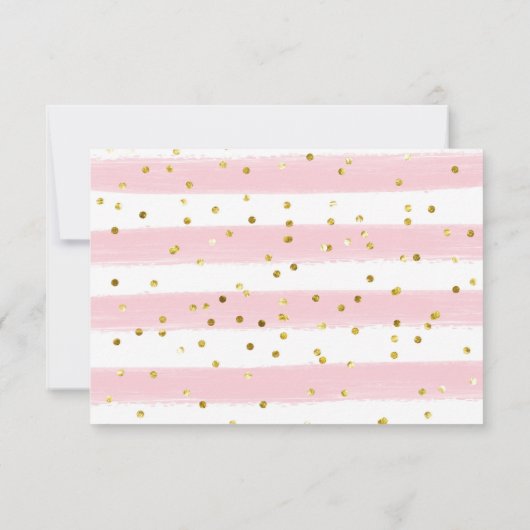 Eiscreme-Brautparty Danke Karte (Rückseite)