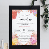 Eiscreme-Brautparty, das ihr aufgefangen wurde Einladung