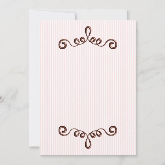 Eiscreme-Brautparty Einladung (Rückseite)