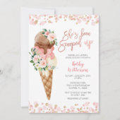 Eiscreme-Brautparty Einladung (Vorderseite)