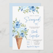 Eiscreme-Brautparty Einladung (Vorne/Hinten)