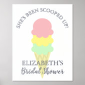 Eiscreme-Brautparty Foliendrucke (Vorderseite)
