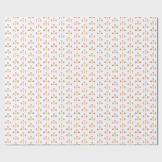 Eiscreme-Brautparty Geschenkpapier (Flach)