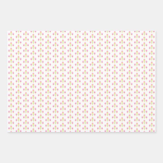 Eiscreme-Brautparty Geschenkpapier Set (Vorderseite)