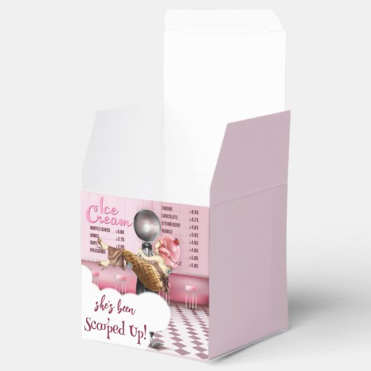 Eiscreme-Brautparty Geschenkschachtel (Geöffnet)