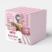 Eiscreme-Brautparty Geschenkschachtel (Rückseite)