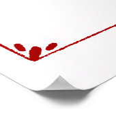 Eiscreme-Brautparty gesockt Begrüßung Poster (Ecke)