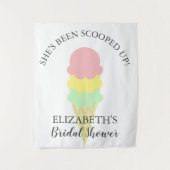 Eiscreme-Brautparty Wandteppich (Vorderseite)