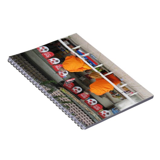 Eiscreme Break ... Buddhistische Mönche in Thailan Notizblock (Rechte Seite)