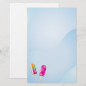 Eiscreme Briefpapier (Vorne/Hinten)