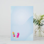 Eiscreme Briefpapier (Stehend Vorderseite)