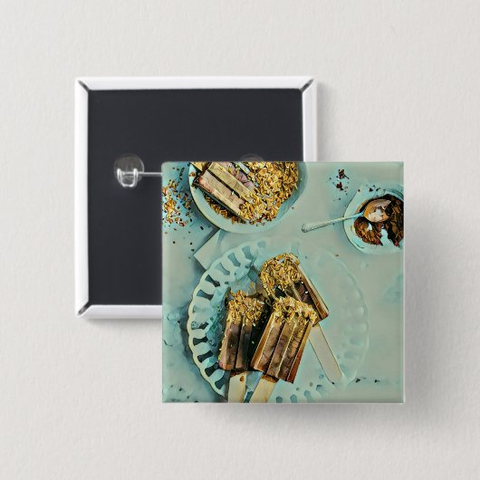 Eiscreme Button (Vorne & Hinten)