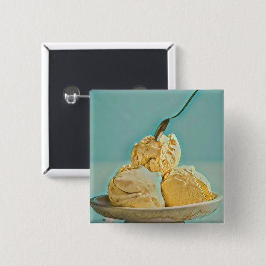 Eiscreme Button (Vorne & Hinten)