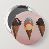 Eiscreme Button (Vorne & Hinten)