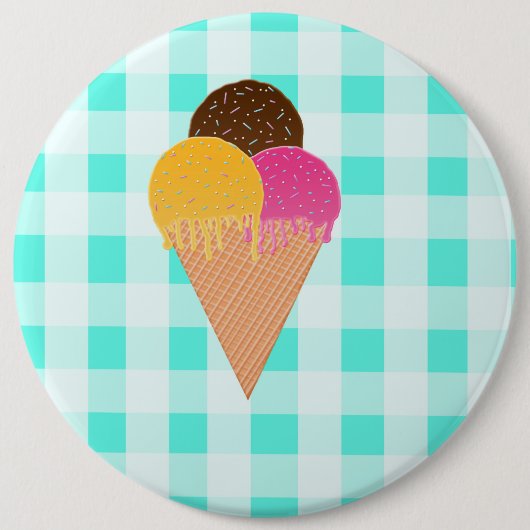 Eiscreme Button (Vorderseite)