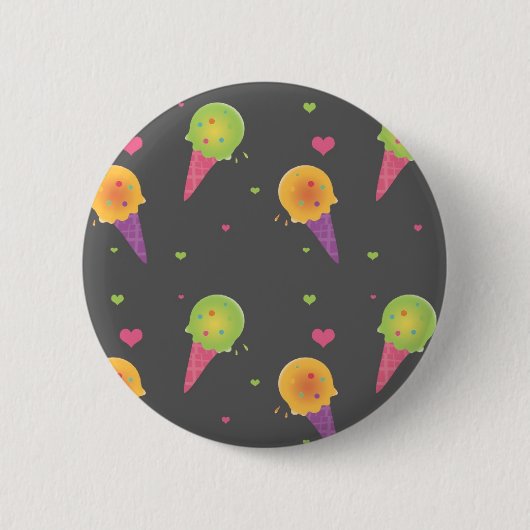 Eiscreme-Button Button (Vorderseite)