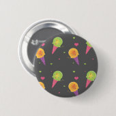 Eiscreme-Button Button (Vorne & Hinten)