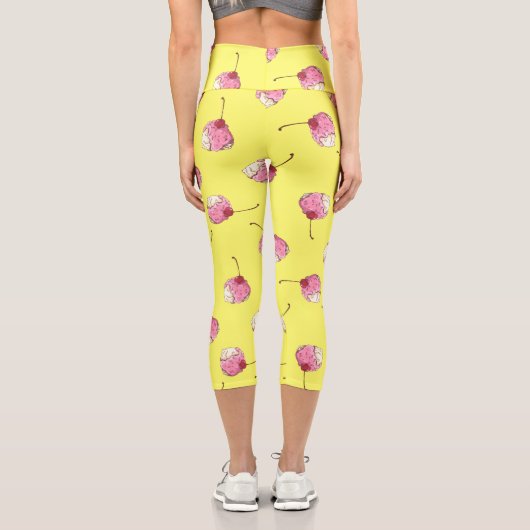 Eiscreme Capri Leggings (Rückseite)