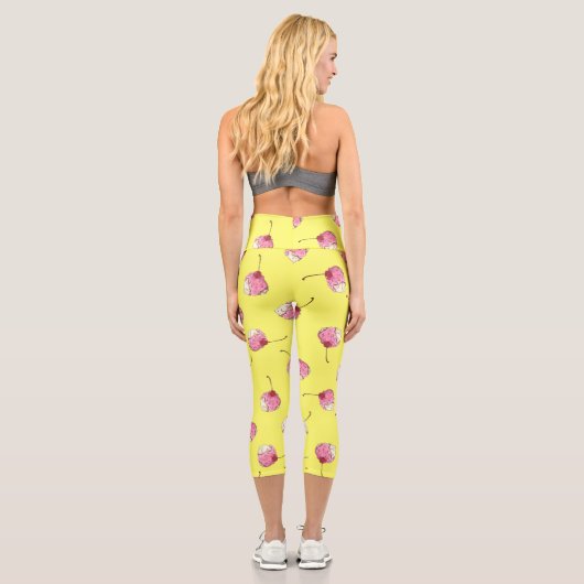 Eiscreme Capri Leggings (Rückseite)