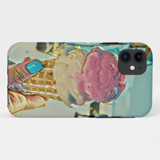 Eiscreme Case-Mate iPhone Hülle (Rückseite (Horizontal))