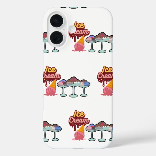 Eiscreme Case-Mate iPhone Hülle (Rückseite)