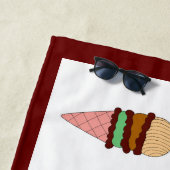 Eiscreme Choice Beach Handtuch (Beispiel)