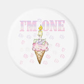 Eiscreme Cone Cake I'm One Magnet (Vorne)