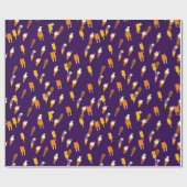 Eiscreme Cone Cornet Muster Sommerfutter Funny Geschenkpapier (Flach)