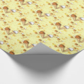 Eiscreme Cone Cornet Muster Sommerfutter Funny Geschenkpapier (Ecke)