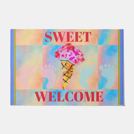 Eiscreme Cone Door Mat Fußmatte (Vorderseite)