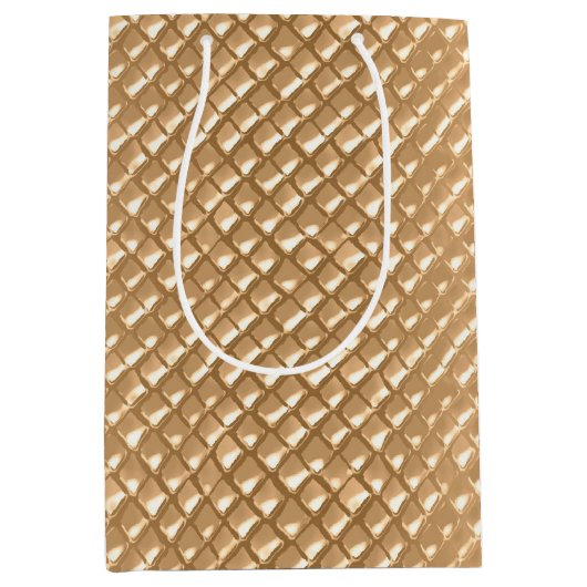 Eiscreme Cone Geburtstag Mittlere Geschenktüte (Vorderseite)