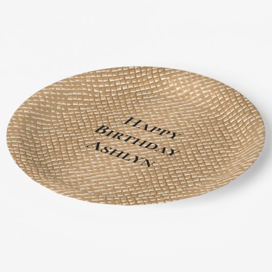 Eiscreme Cone Geburtstag Pappteller (Schrägansicht)