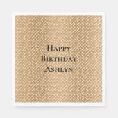 Eiscreme Cone Geburtstag Serviette (Vorderseite)