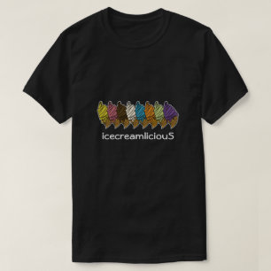 Eiscreme Cone icecreamliciouS Benutzerdefinierter T-Shirt