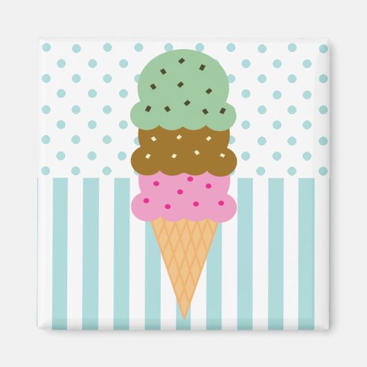 Eiscreme Cone Magnet (Vorne)