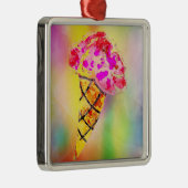 Eiscreme Cone Metal Ornament Aus Metall (Rechts)